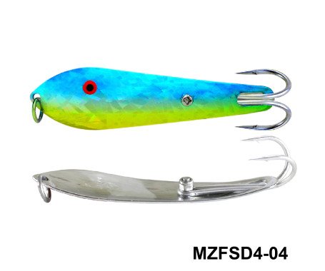 AQUA MARINE - Fishing Spoon with Double Hooks - (Size: 4)